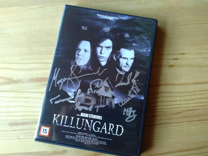 signed cover of Killungard DVD